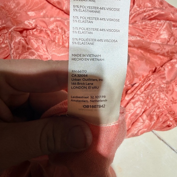 Free People Orange Floral Blouse - Picture 6 of 7